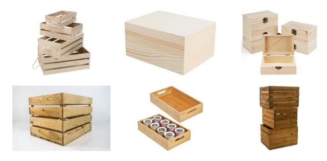 Comparamos las 6 mejores cajas de madera desde 5,29 euros